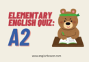 Elementary English Quiz
