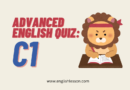 Advanced English Quiz